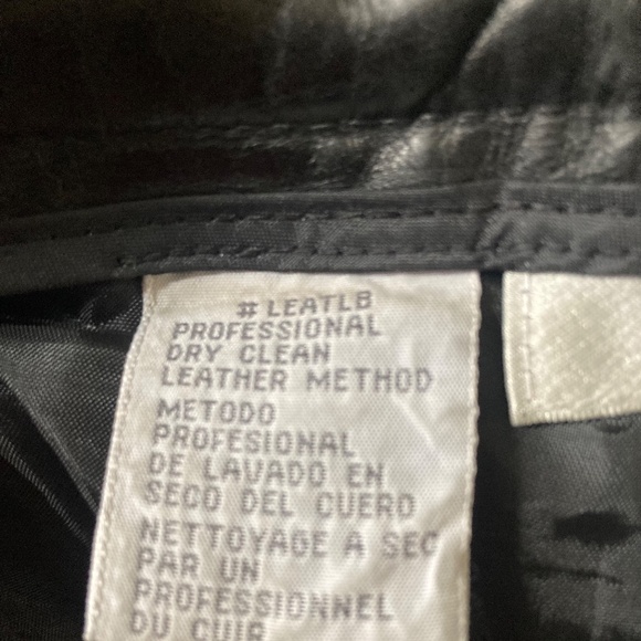 Vintage Nine West Black Leather Pants So Soft! Women's Size 14 - Picture 8 of 9